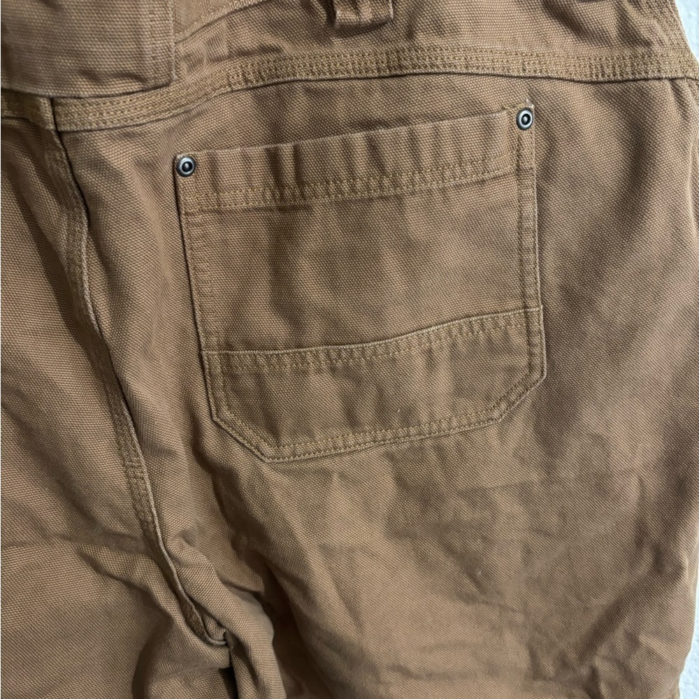 Duluth Trading Co Men’s Flex Fire Hose Shorts Relaxed Fit 9” Brown Outdoors 42 - Picture 5 of 11